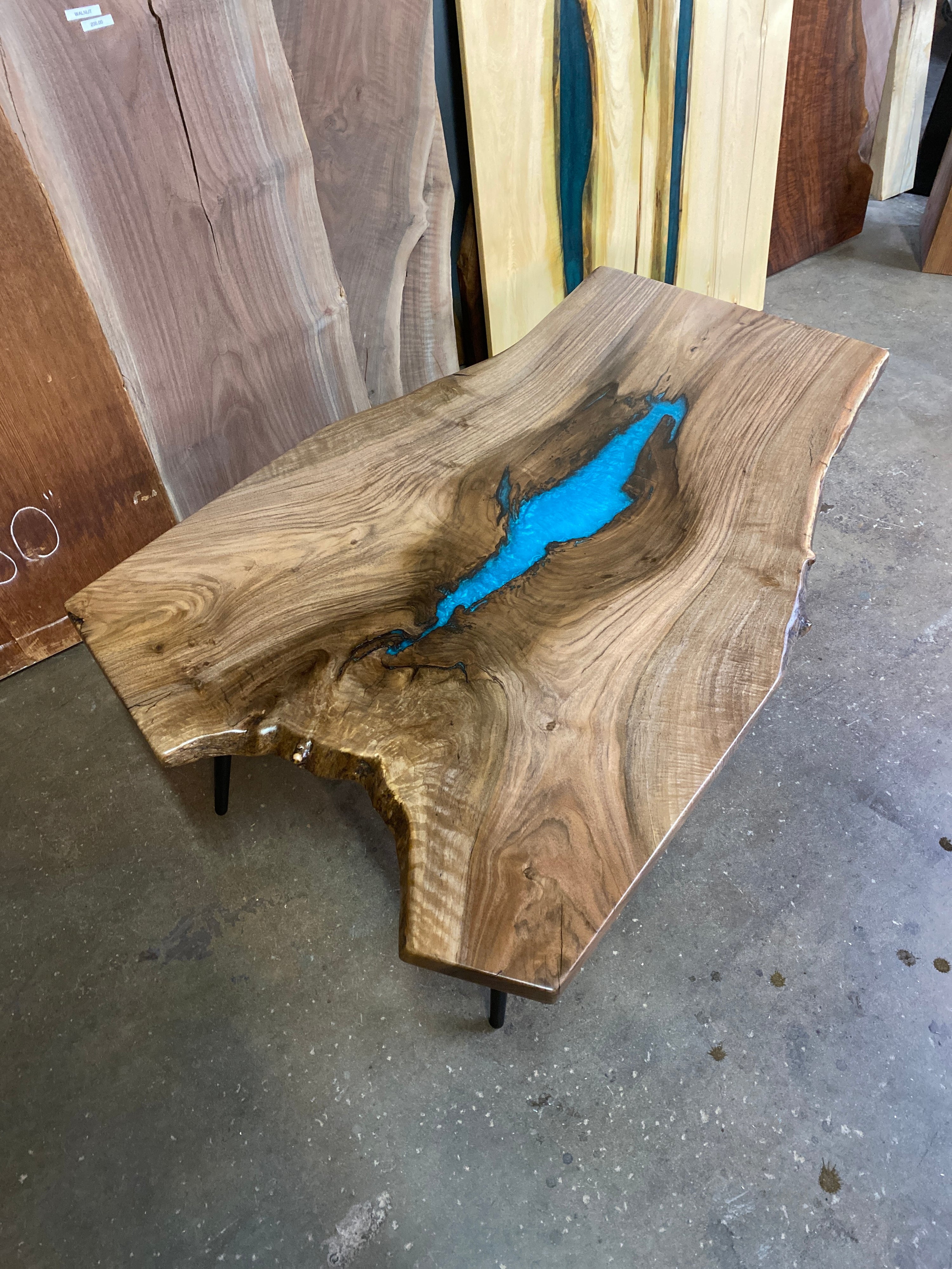 Live edge coffee table for sale in San Diego