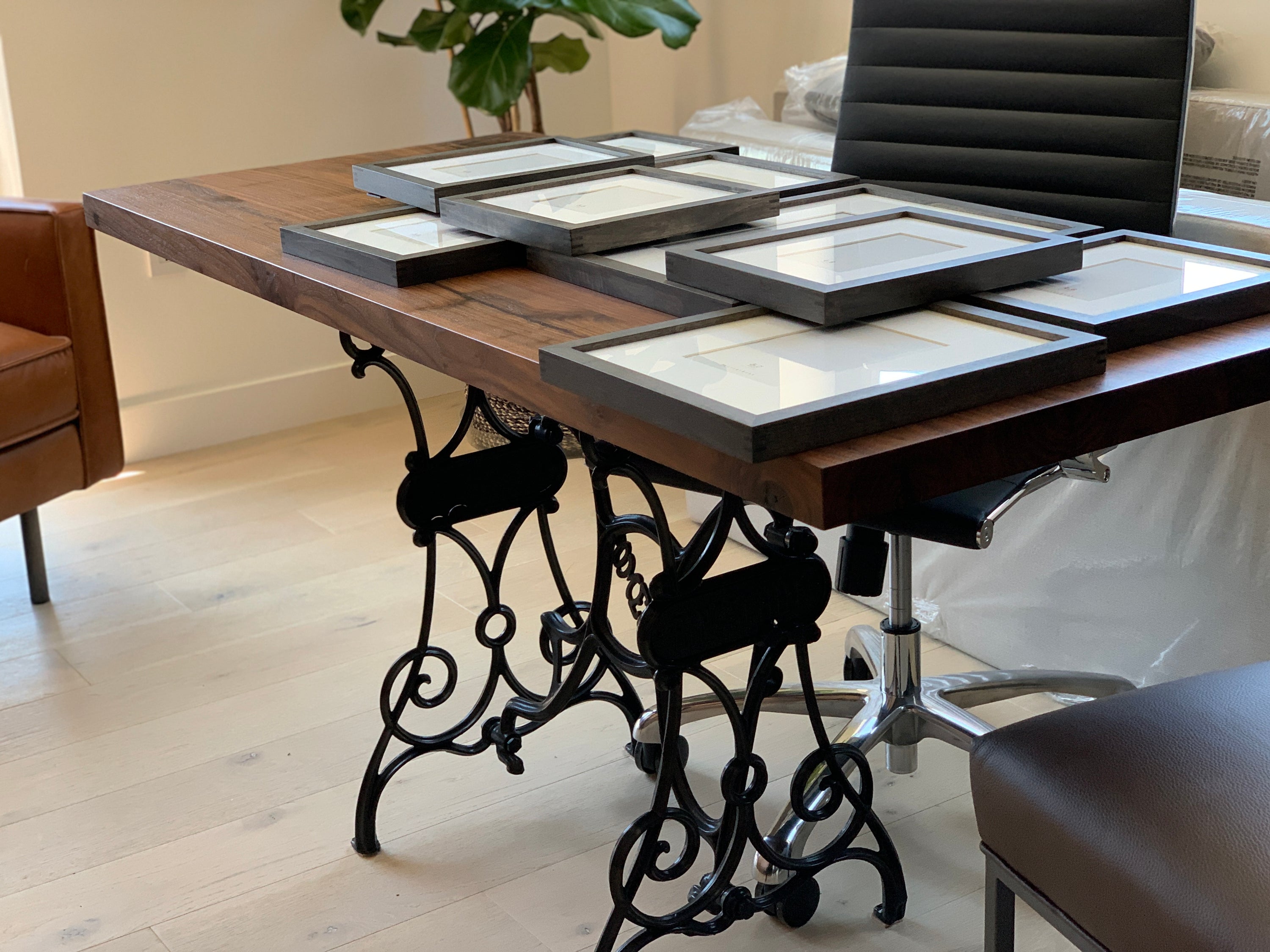 custom made office desk, get yours at Old Fashioned Lumber in San Diego