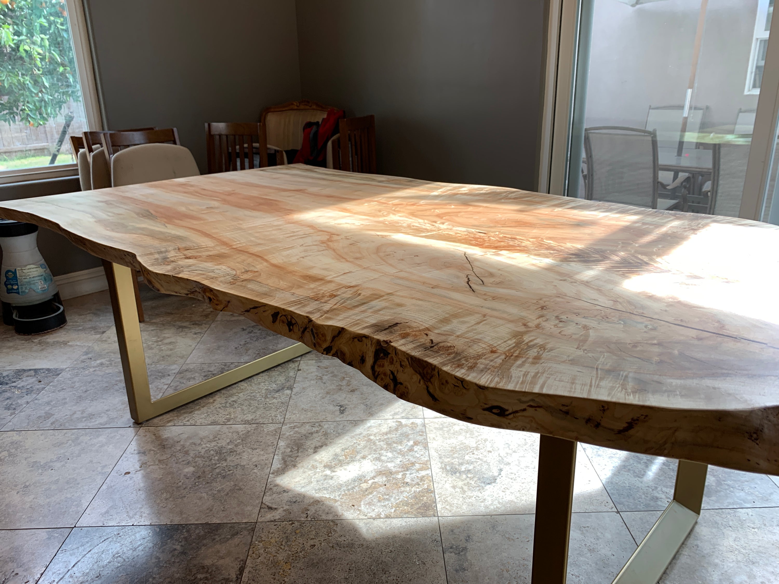 live edge design example in San Diego