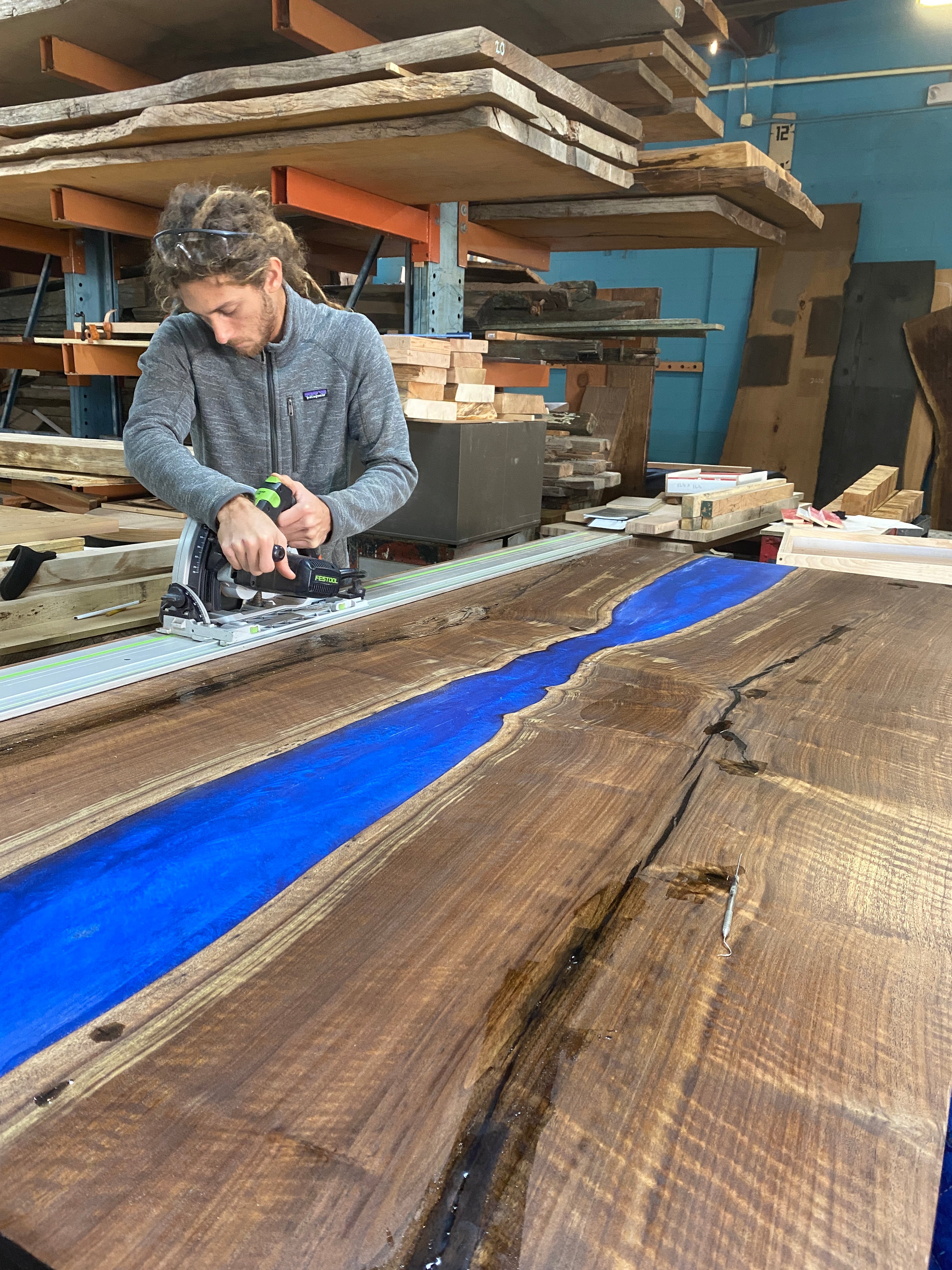This is our live edge design process - Old Fashioned Lumber