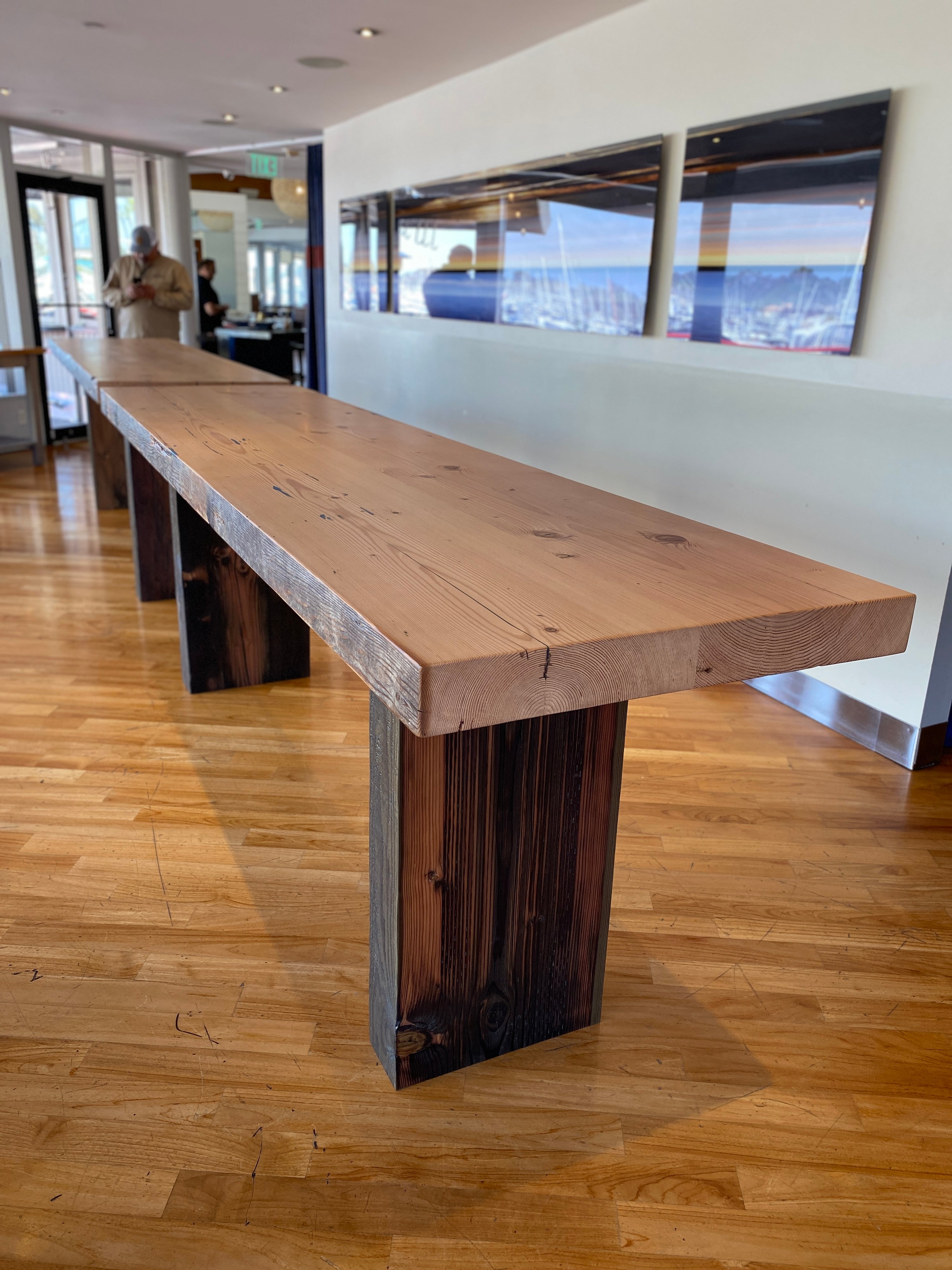 custom wood dining table in San Diego