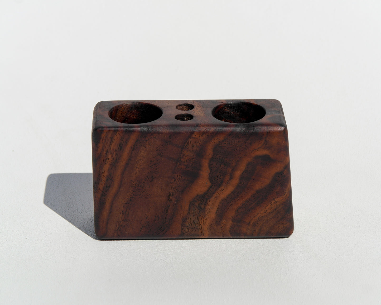 Simple walnut Desk Organizer