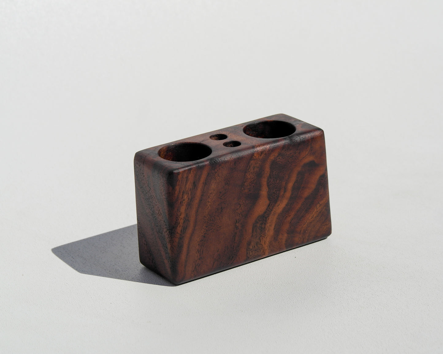 Simple walnut Desk Organizer
