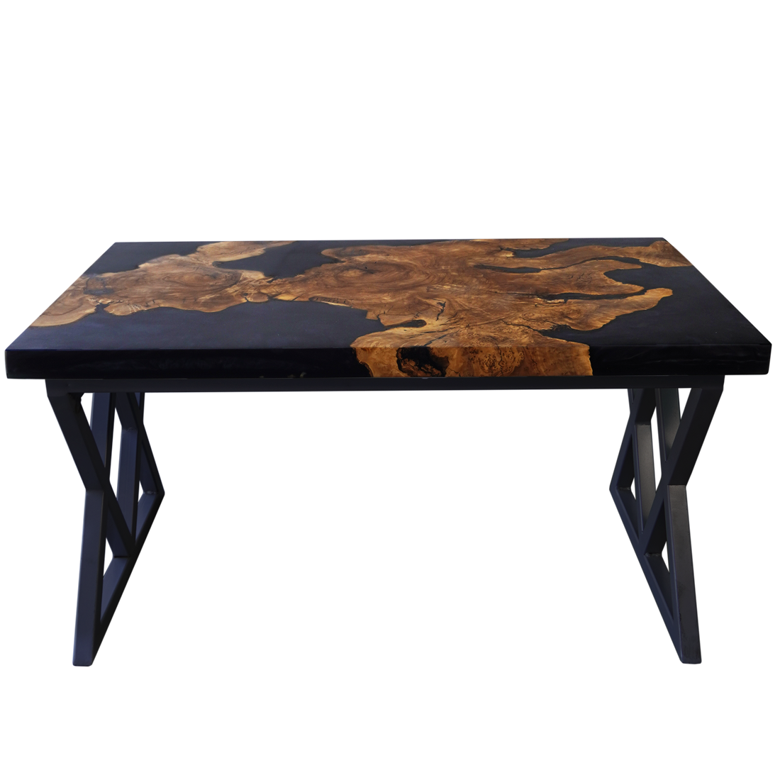 olive coffee table for sale - Made of wood and resin - Buy online