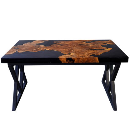 olive coffee table for sale - Made of wood and resin - Buy online